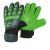 Leopard GK Gloves JR BLK/GRN 7 Keeperhansker med Flat Cut 